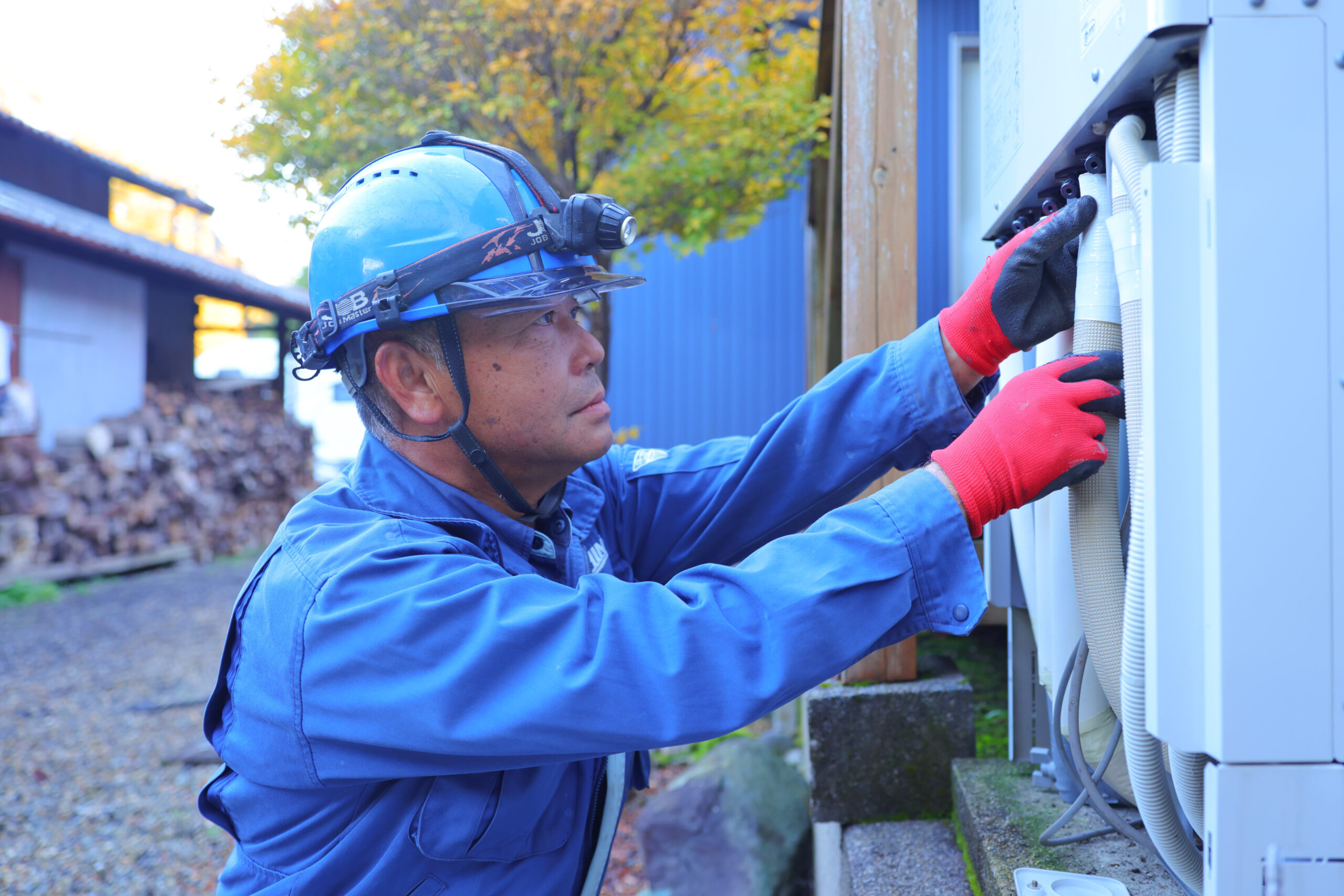 水道工事の現場